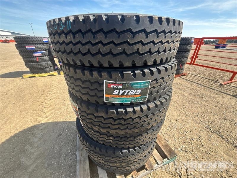 Quantity of (6) Seyoun 11R22.5 Truck Tires (Unused Tyres, wheels and rims