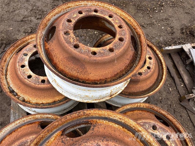 Quantity of (6) Steel Wheels - Fits Truck Tyres, wheels and rims
