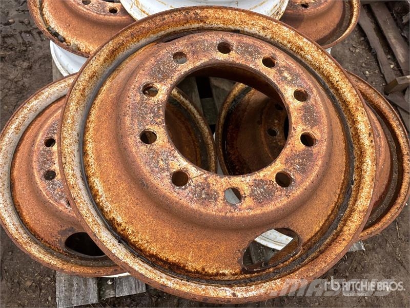 Quantity of (6) Steel Wheels - Fits Truck Tyres, wheels and rims