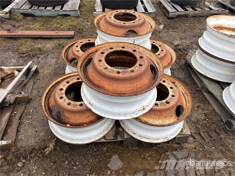 Quantity of (6) Steel Wheels - Fits Truck Tyres, wheels and rims