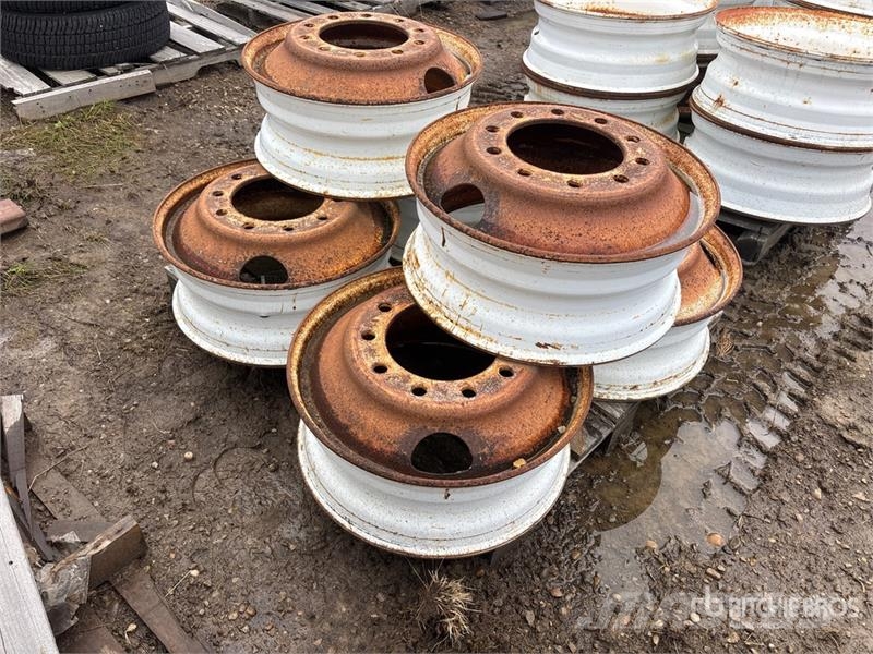Quantity of (6) Steel Wheels - Fits Truck Tyres, wheels and rims