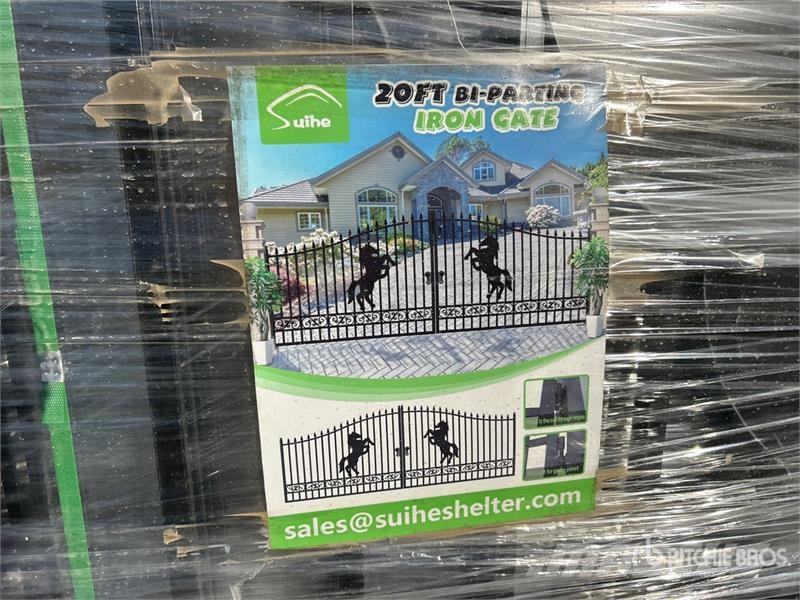  Quantity of (6)  Suihe NG-20H-6 20 ft x 7 ft Wroug Landbruk - Annet
