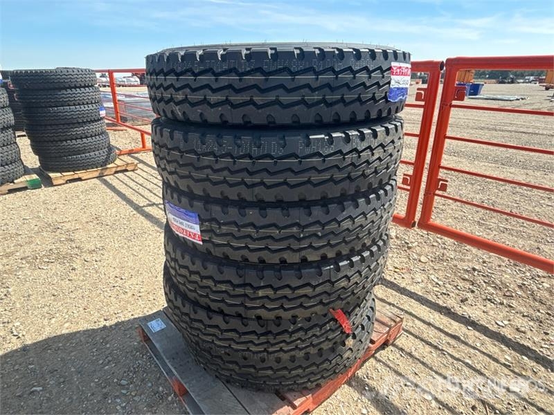 Quantity of (6) Taitong 11R24.5 Truck Tires (Unuse Tyres, wheels and rims