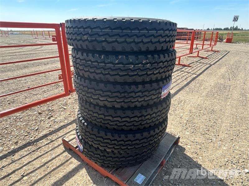 Quantity of (6) Taitong 11R24.5 Truck Tires (Unuse Tyres, wheels and rims