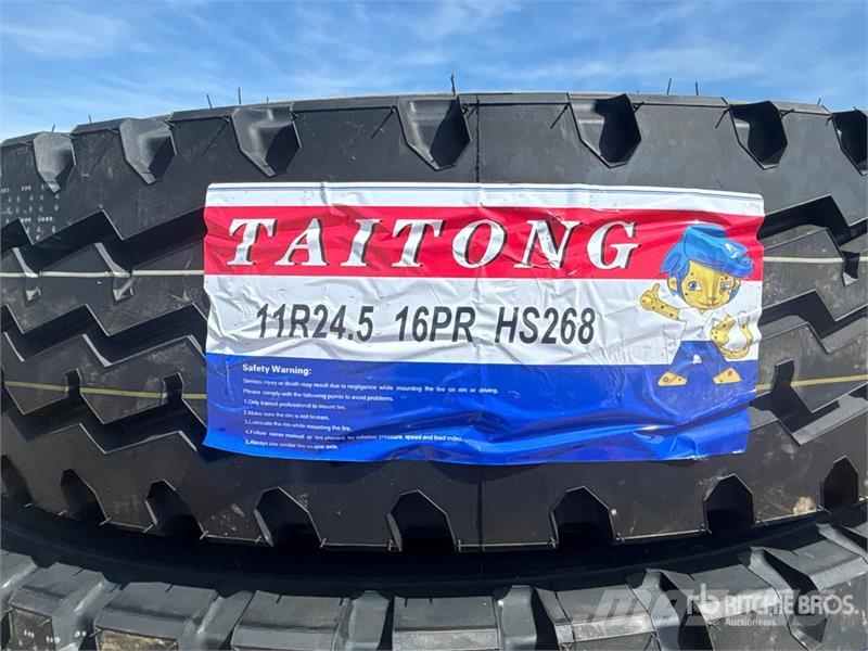 Quantity of (6) Taitong 11R24.5 Truck Tires (Unuse Tyres, wheels and rims