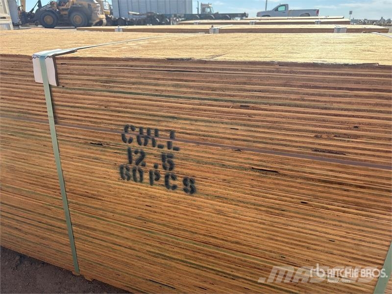  Quantity of (60) 1/2" 4x8 CSP/DFP No Stamp Plywood مكونات أخرى