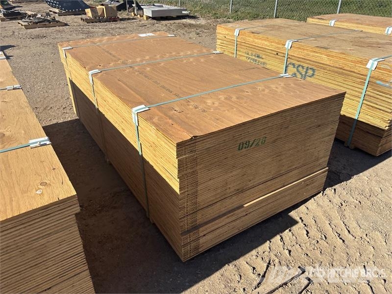  Quantity of (60) 1/2" 4x8 CSP/DFP No Stamp Plywood مكونات أخرى