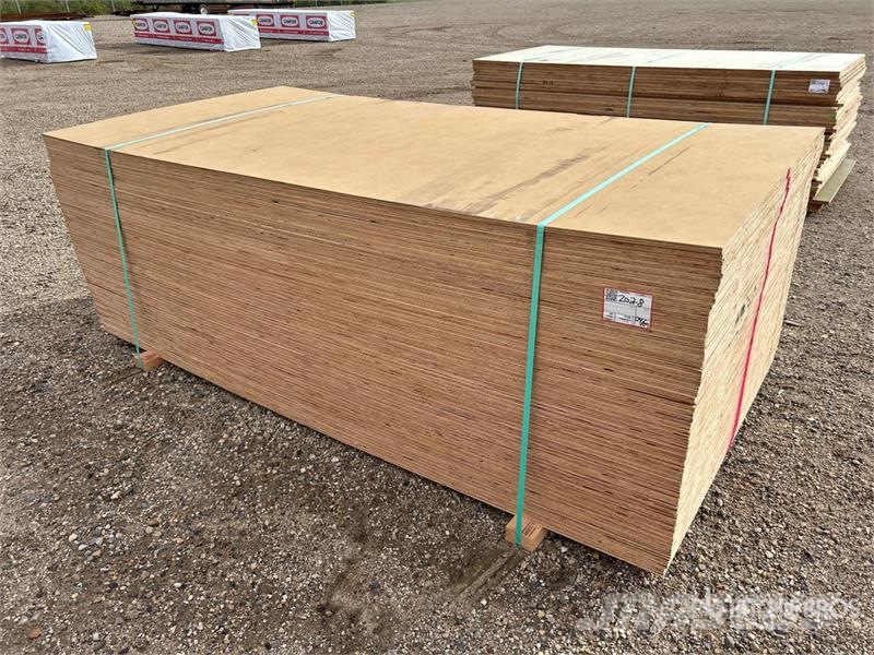 Quantity of (66) 4 ft x 8 ft x 1/2 in G1S MDO Smoo Inne akcesoria