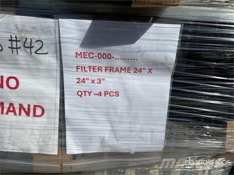  Quantity of (67) 12 in x 24 in x 3 in Galv Filter  Drugi deli