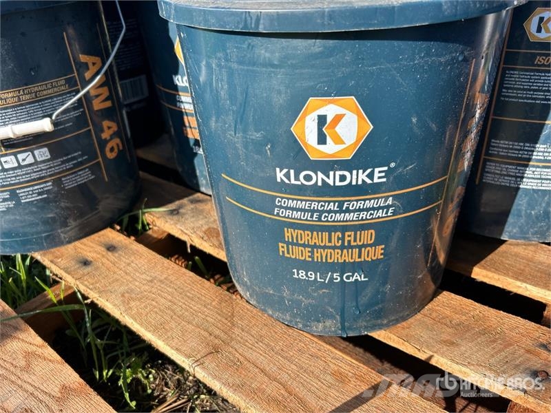  Quantity of (7) 5 gal Pails of Klondike AW 46 Hydr Ďalšie komponenty