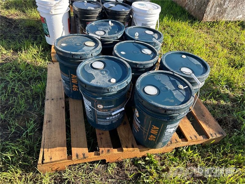  Quantity of (7) 5 gal Pails of Klondike AW 46 Hydr Ďalšie komponenty