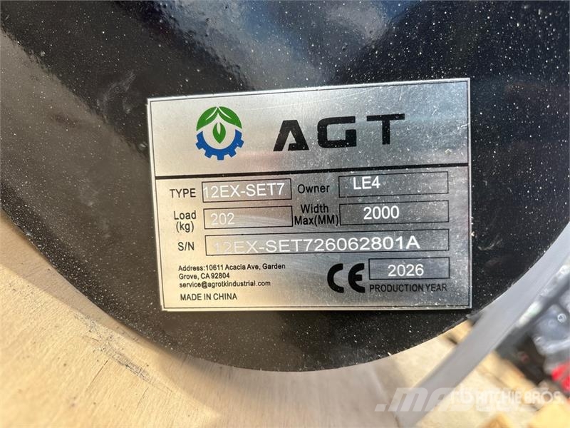 Quantity of (7) AGT 12EX-SET7 Mini Excavator Atta Drugi deli