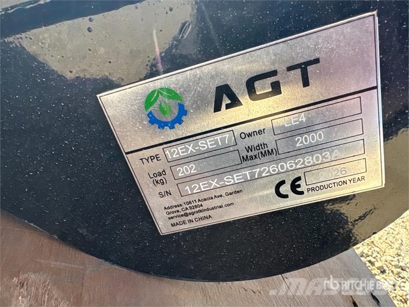 Quantity of (7)  AGT 12EX-SET7 Mini Excavator Atta Drugi deli