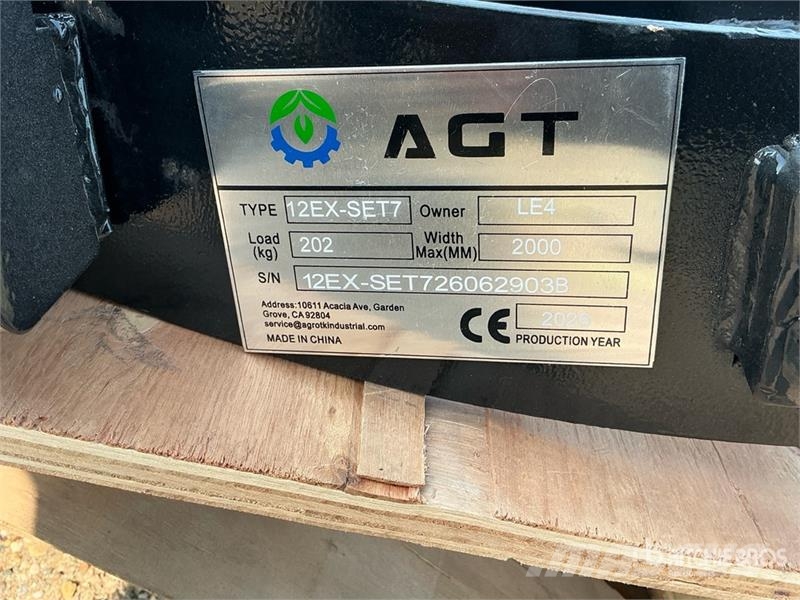  Quantity of (7)  AGT 12EX-SET7 Mini Excavator Atta Drugi deli