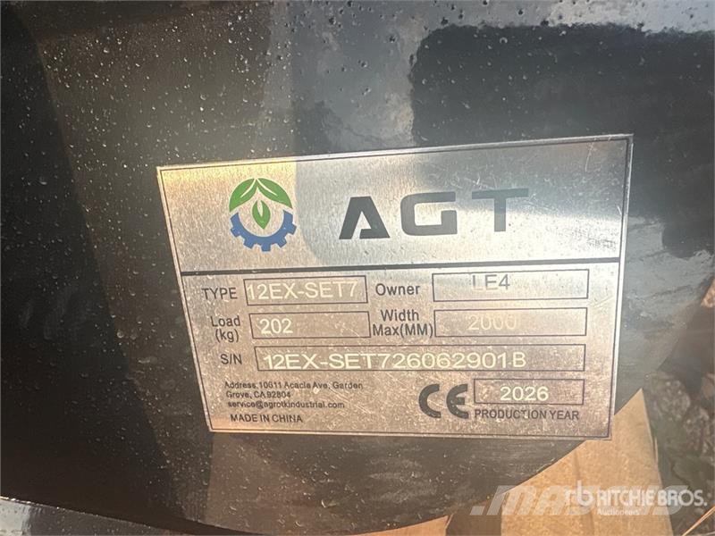  Quantity of (7)  AGT 12EX-SET7 Mini Excavator Atta Drugi deli