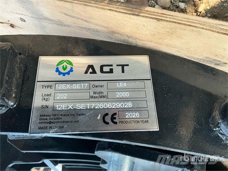  Quantity of (7)  AGT 12EX-SET7 Mini Excavator Atta Drugi deli