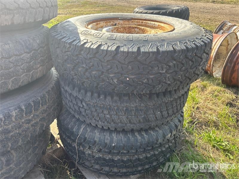Quantity of (7) Mixed Toyo & UniRoyal Tires Tyres, wheels and rims