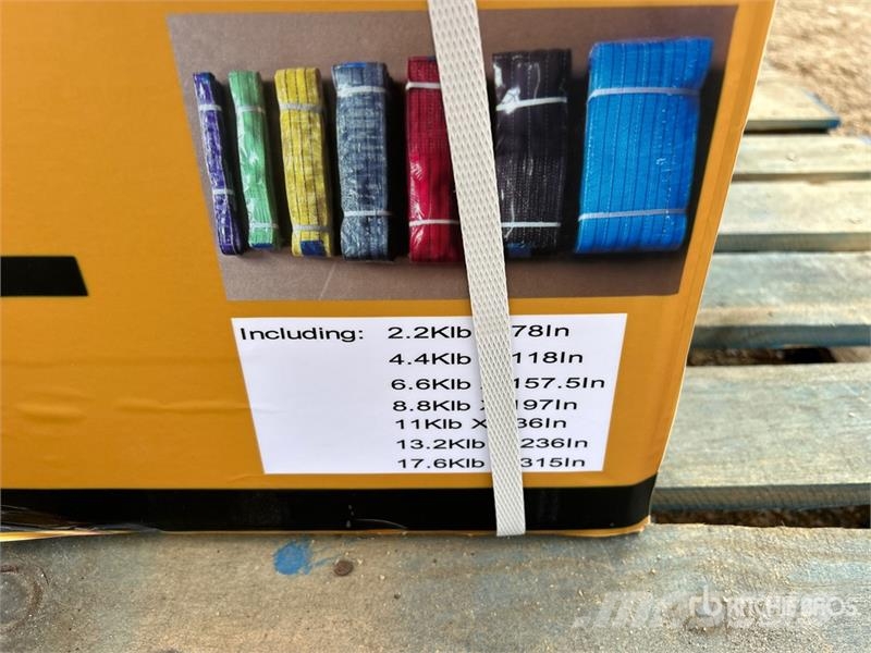  Quantity of (7)  Powertek PTK-0007S Double Eye Web Crane parts and equipment
