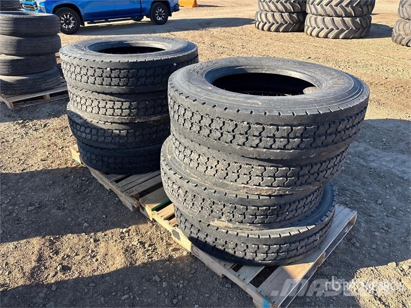  Quantity of (8) 11R24.5 Tires Шины и колёса