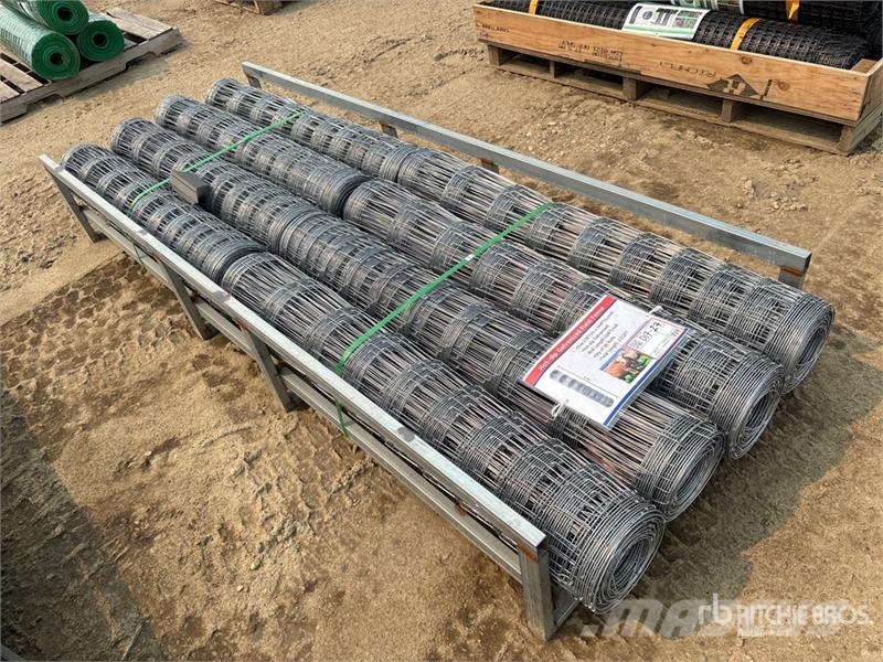  Quantity of (8) 3.9 ft x 164 ft Hot-Dip Galvanized Fencing equipment