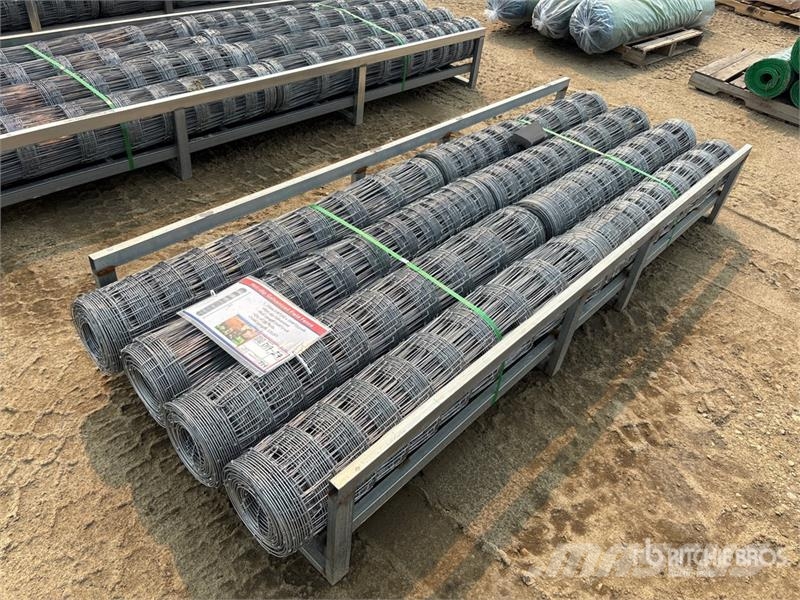  Quantity of (8) 3.9 ft x 164 ft Hot-Dip Galvanized Fencing equipment
