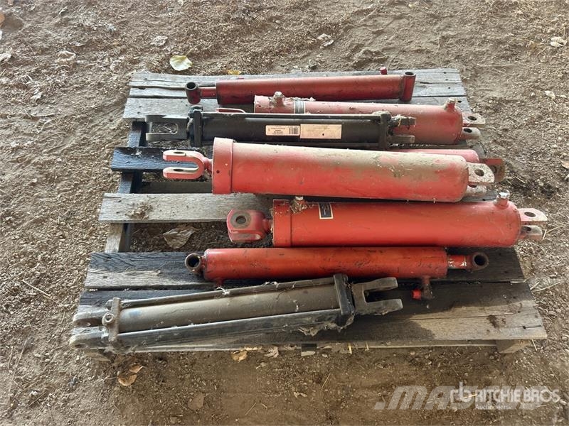 Quantity of (8) Assorted Hydraulic Cylinder Other components