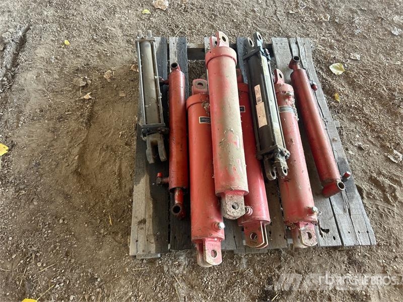 Quantity of (8) Assorted Hydraulic Cylinder Other components