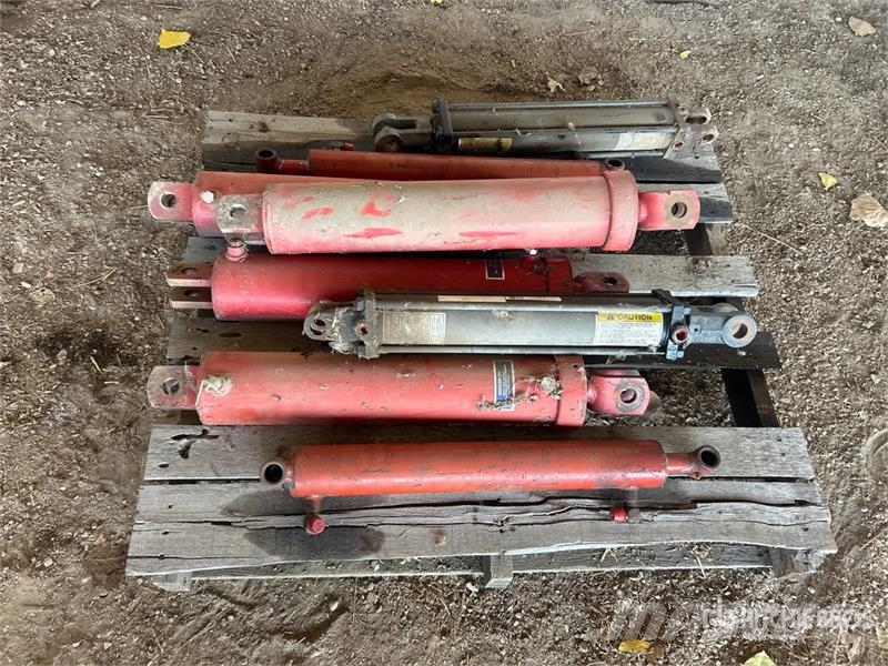 Quantity of (8) Assorted Hydraulic Cylinder Other components