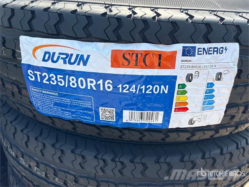  Quantity of (8) Durun ST235/80R16 Tires (Unused) Tyres, wheels and rims