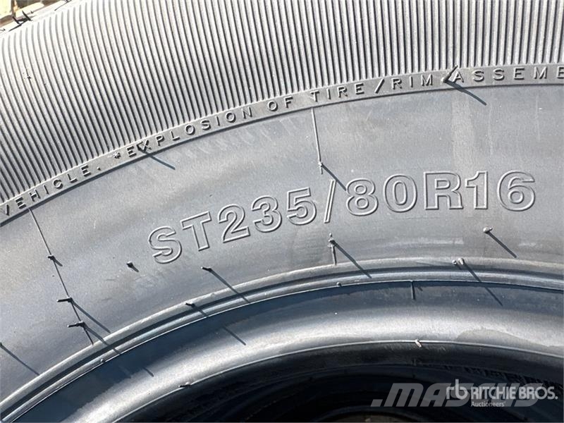  Quantity of (8) Durun ST235/80R16 Tires (Unused) Tyres, wheels and rims