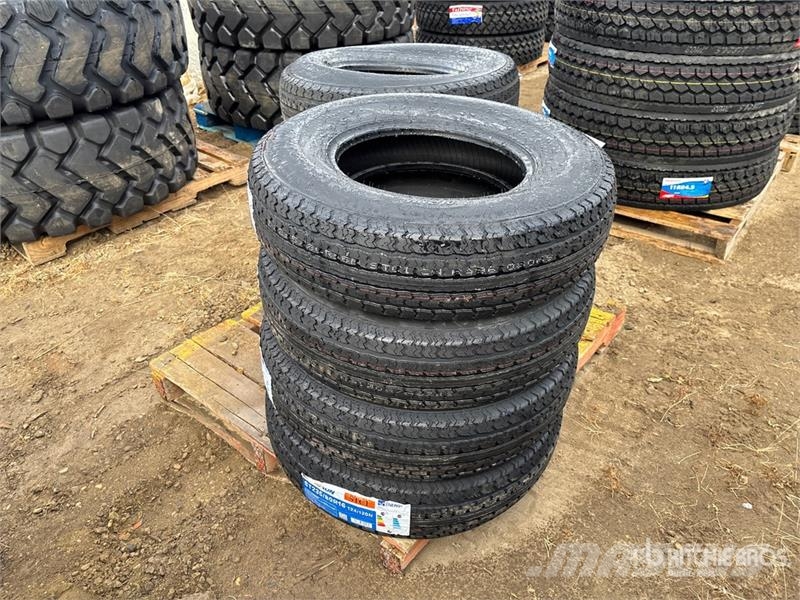 Quantity of (8) Durun ST235/80R16 Trailer Tires (U Шины и колёса