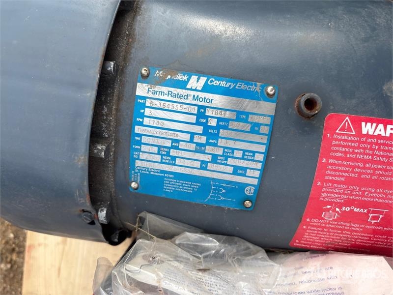  Quantity of (8) Electric Motor Industrial engines