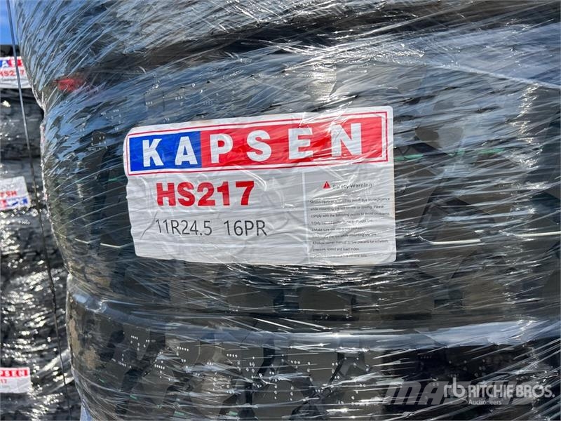 Quantity of (8) Kapsen 11R24.5 Tires (Unused) Tyres, wheels and rims