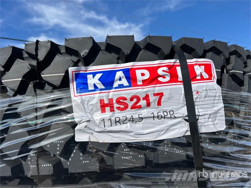 Quantity of (8) Kapsen 11R24.5 Tires (Unused) Tyres, wheels and rims