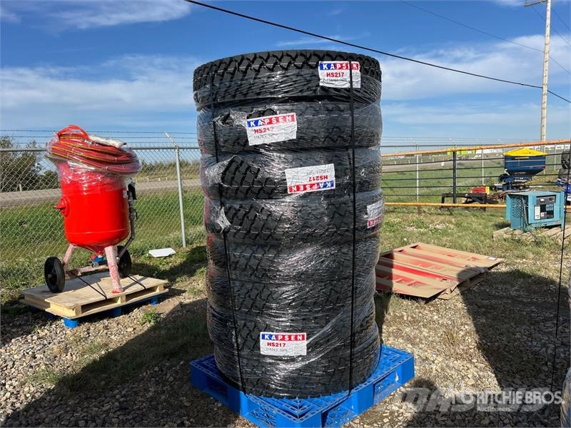 Quantity of (8) Kapsen 11R24.5 Tires (Unused) Tyres, wheels and rims