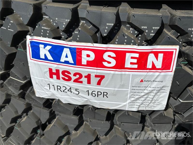  Quantity of (8) Kapsen 11R24.5 Tires (Unused) Шины и колёса