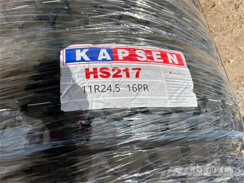 Quantity of (8) Kapsen 11R24.5 Tires (Unused) Tyres, wheels and rims