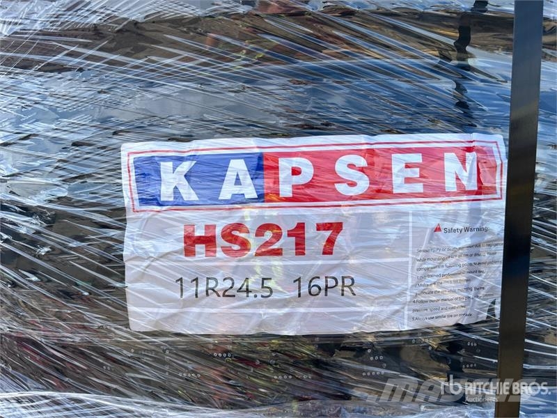 Quantity of (8) Kapsen 11R24.5 Tires (Unused) Tyres, wheels and rims