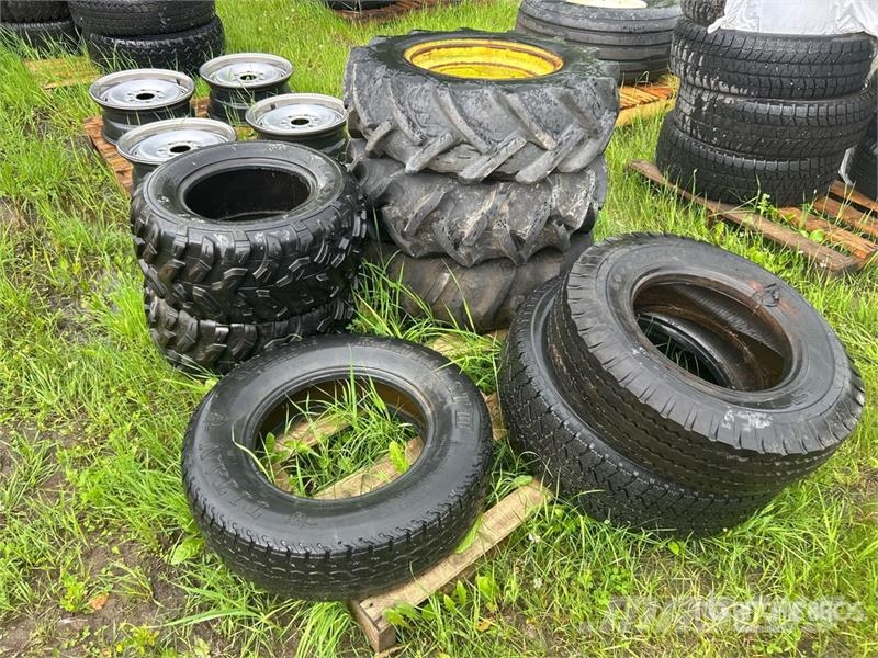  Quantity of (8) Mixed Tires Opony, koła i felgi