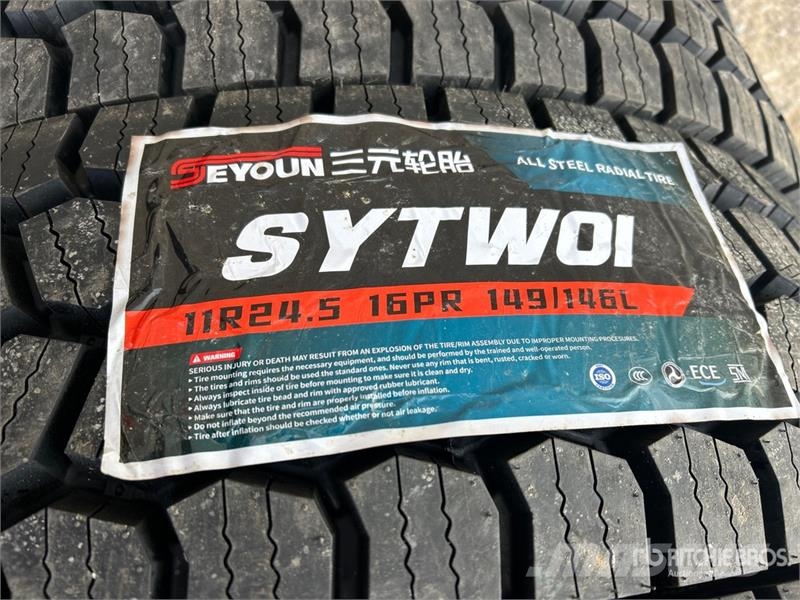  Quantity of (8) Seyoun 11R24.5 Tires (Unused) الإطارات والعجلات والحافات