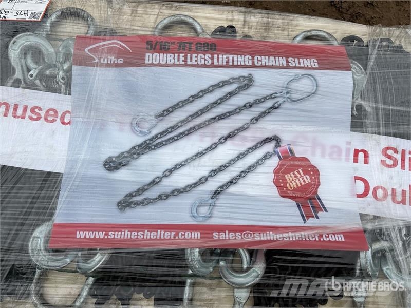 Quantity of (8) Suihe DLS G80 Double Leg Chain Sl Delovi i oprema za kran