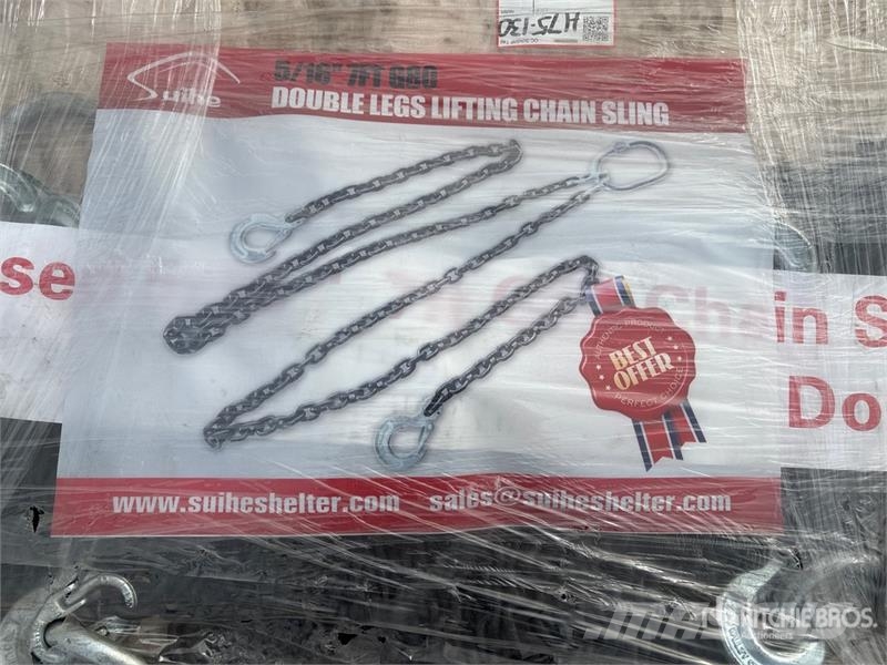 Quantity of (8)  Suihe DLS G80 Double Leg Chain Sl Piezas y equipos para grúas