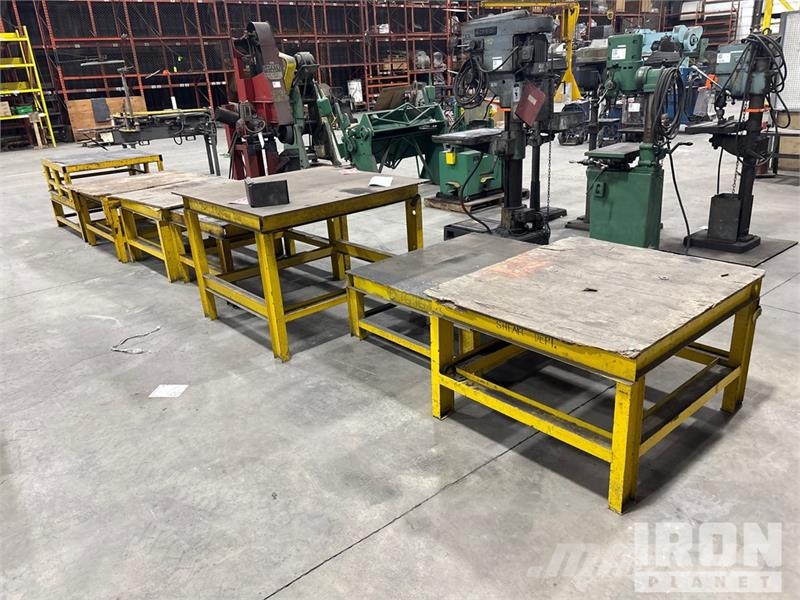Quantity of (8) Tables Metal Frame Tables Shop Ta Utilaje construcții - Altele