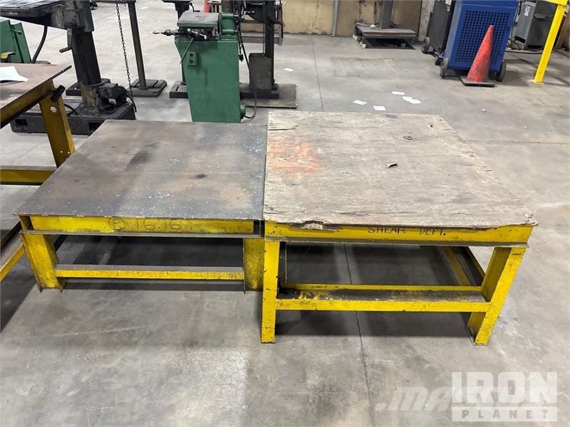 Quantity of (8) Tables Metal Frame Tables Shop Ta Utilaje construcții - Altele