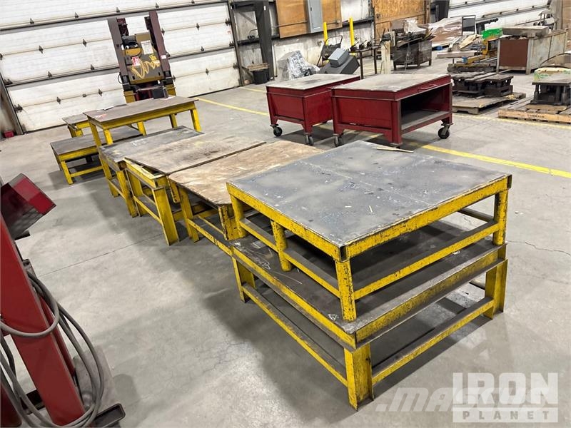 Quantity of (8) Tables Metal Frame Tables Shop Ta Utilaje construcții - Altele