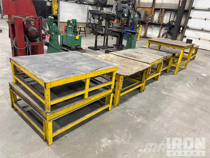 Quantity of (8) Tables Metal Frame Tables Shop Ta Utilaje construcții - Altele