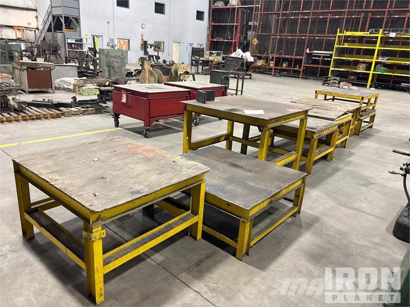 Quantity of (8) Tables Metal Frame Tables Shop Ta Utilaje construcții - Altele