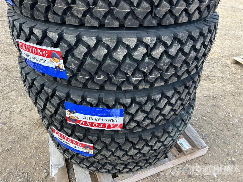  Quantity of (8) Taitong 11R24.5 Tires (Unused) Pneus, roues et jantes