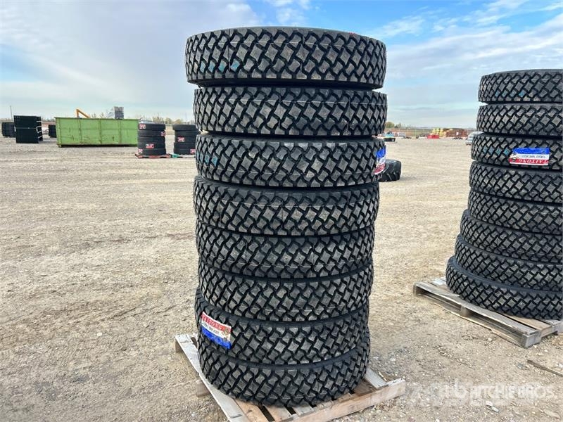  Quantity of (8) Taitong 11R24.5 Tires (Unused) الإطارات والعجلات والحافات