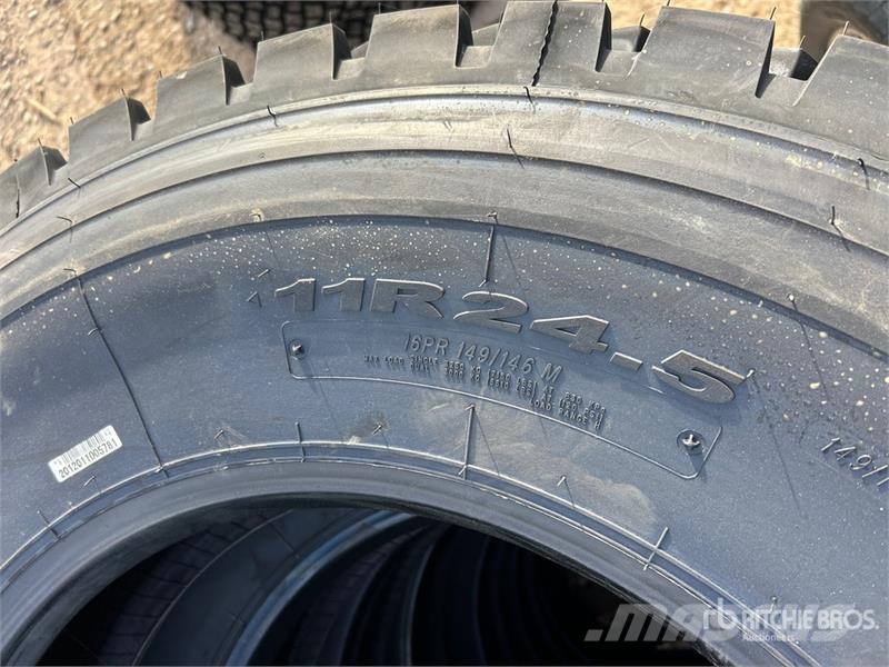  Quantity of (8) Taitong 11R24.5 Tires (Unused) الإطارات والعجلات والحافات